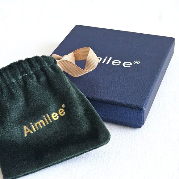 Aimilee Moissanite 925 Sterling Silver Infinity Ring Women Size 6.5 Gift Box - Picture 8 of 10